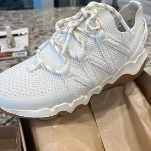 Madewell Eyelet White Multi Knit Sneakers